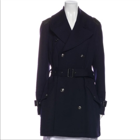 Burberry Navy and Black Coat - Picture 1 of 9